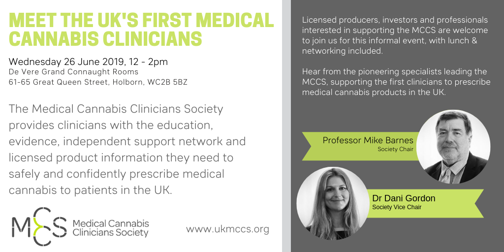 Meet the UK’s first medical cannabis clinicians during European cannabis week